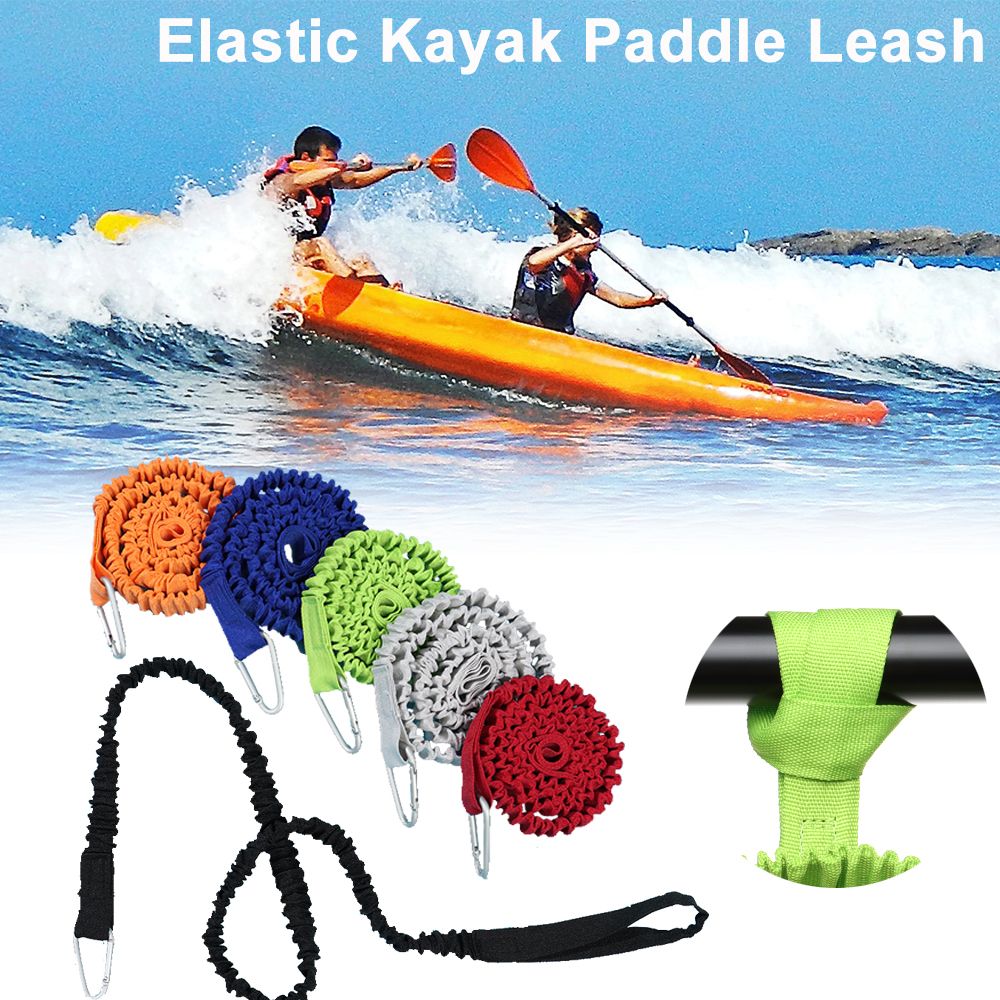 Adjustable Elastic Kayak Canoe – обзор и цена Fishing Kayak Paddle Leash