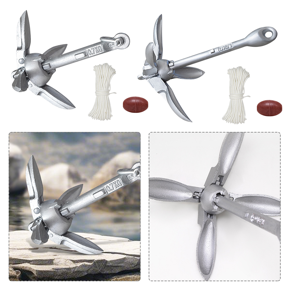 0.7/1.5KG Grapnel Anchor with  – обзор и цена Fishing Kayak Anchor