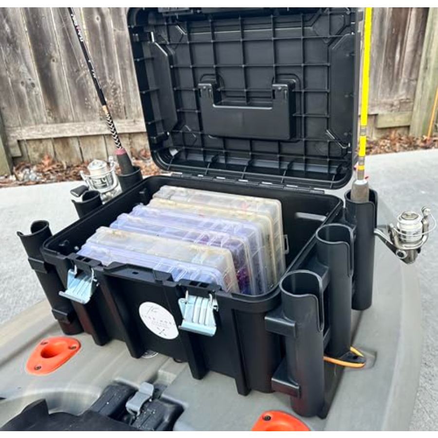 Kayak Fishing Crate - 6 Integr – обзор и цена Fishing Kayak Rod Holder