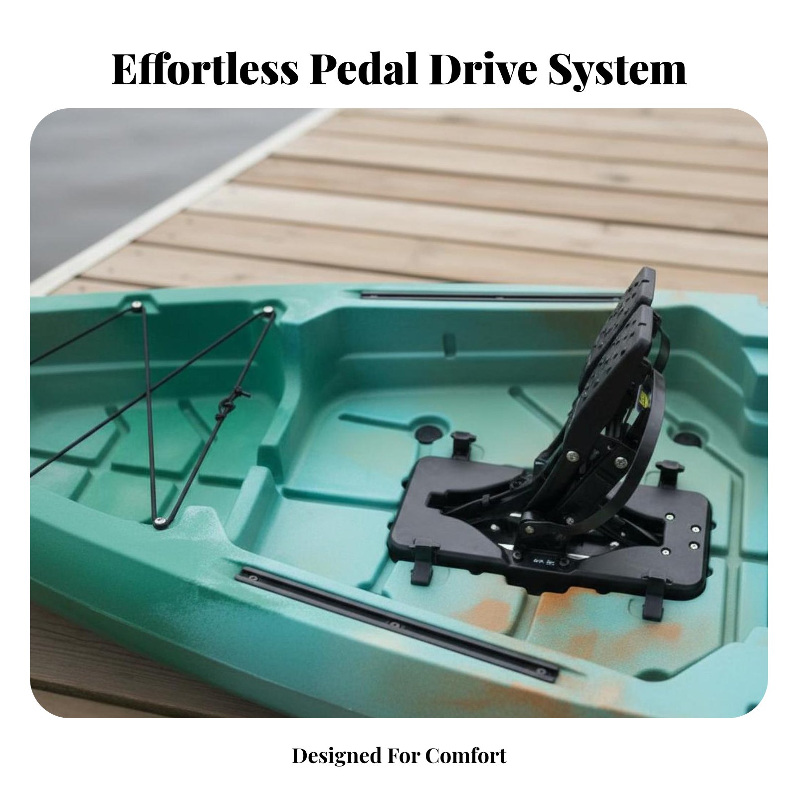Pedal Drive Fishing Boat Folda – обзор и цена Fishing Kayak Inflatable