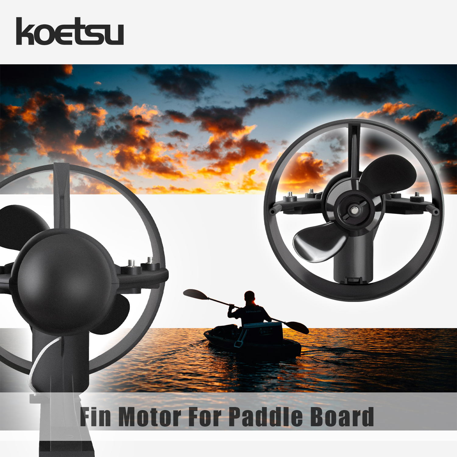 KOETSU paddle board underwater – обзор и цена Fishing Kayak Trolling Motor