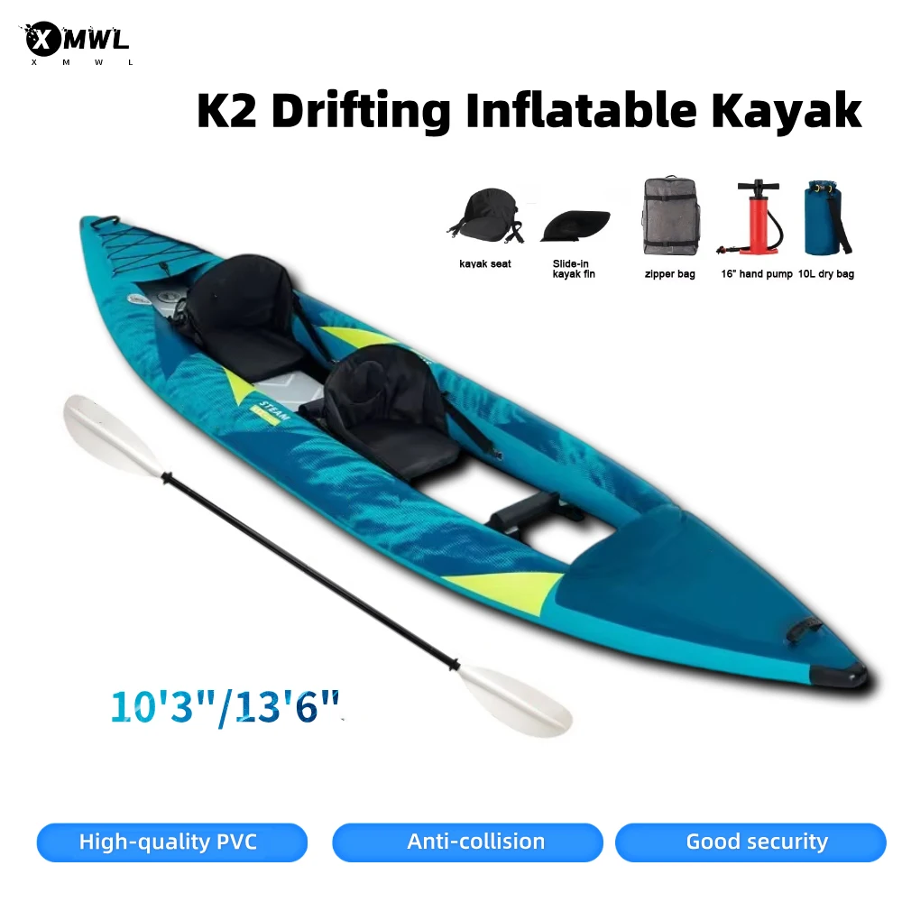 Canoe Kayak Inflatable Boat 1- – обзор и цена Fishing Kayak Inflatable