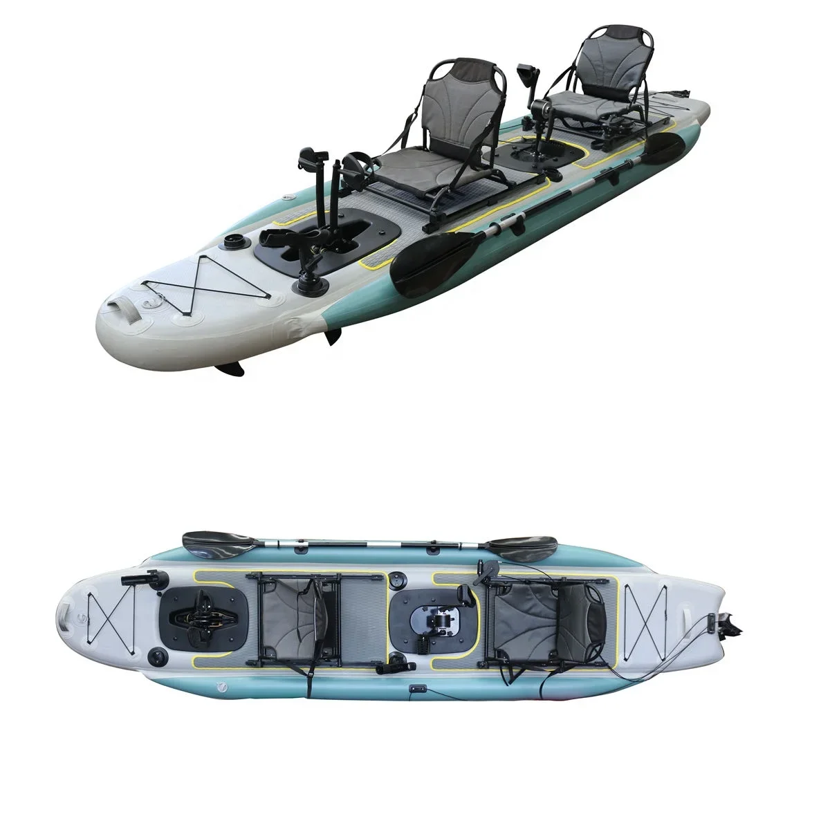 2026 14FT 2-Person Sit-On-Top  – обзор и цена Fishing Kayak Sit In