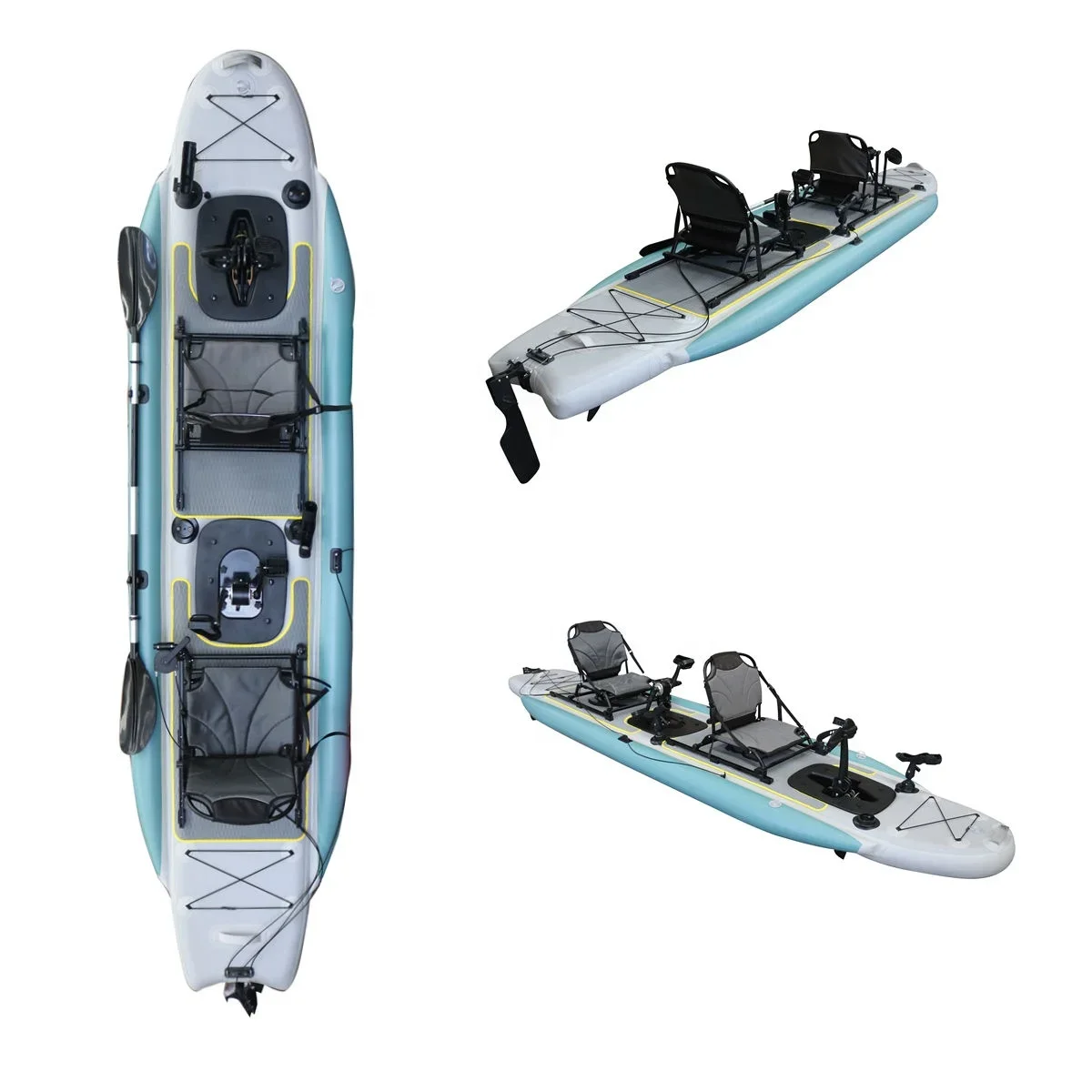 2026 14FT 2-Person Sit-On-Top  – обзор и цена Fishing Kayak Sit In