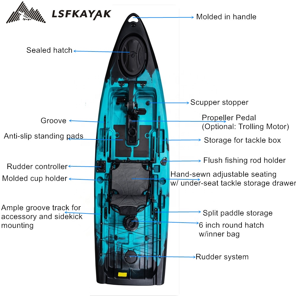 Best Fishing Boat 2024 New Exp – обзор и цена Fishing Kayak Pedal Drive