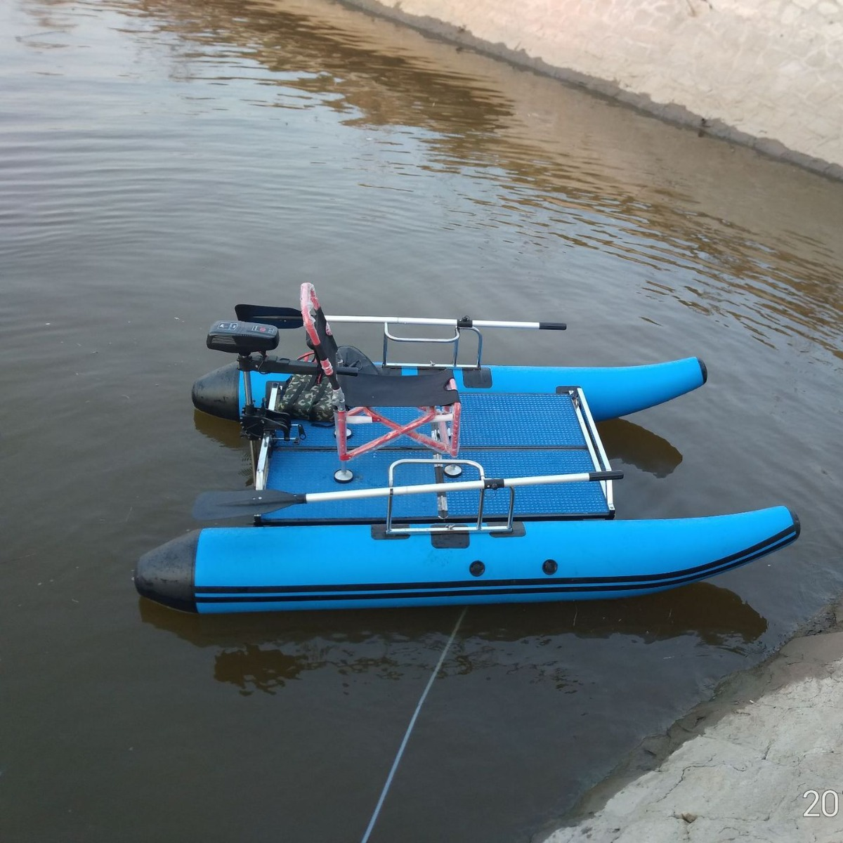 Catamaran Luya boat/raft fishi – обзор и цена Fishing Kayak Inflatable