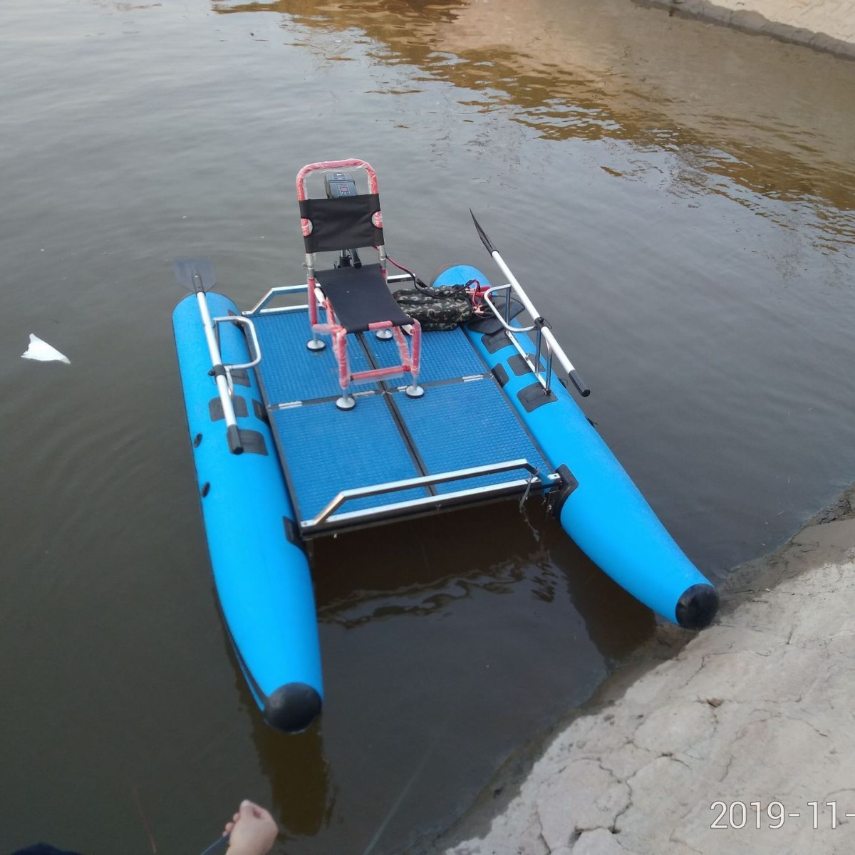Catamaran Luya boat/raft fishi – обзор и цена Fishing Kayak Inflatable