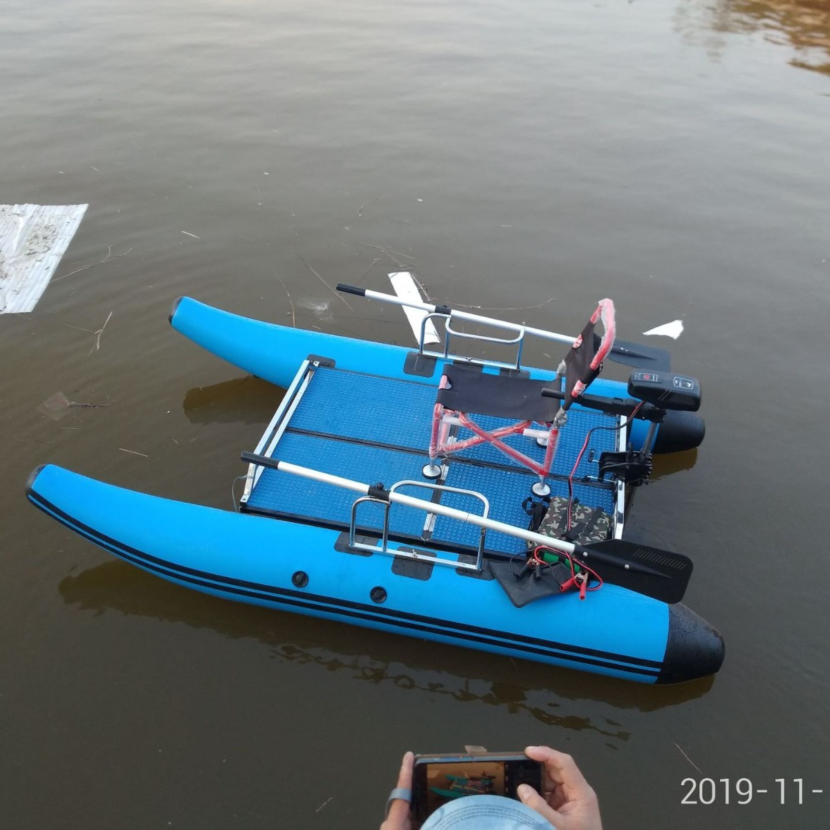 Catamaran Luya boat/raft fishi – обзор и цена Fishing Kayak Inflatable