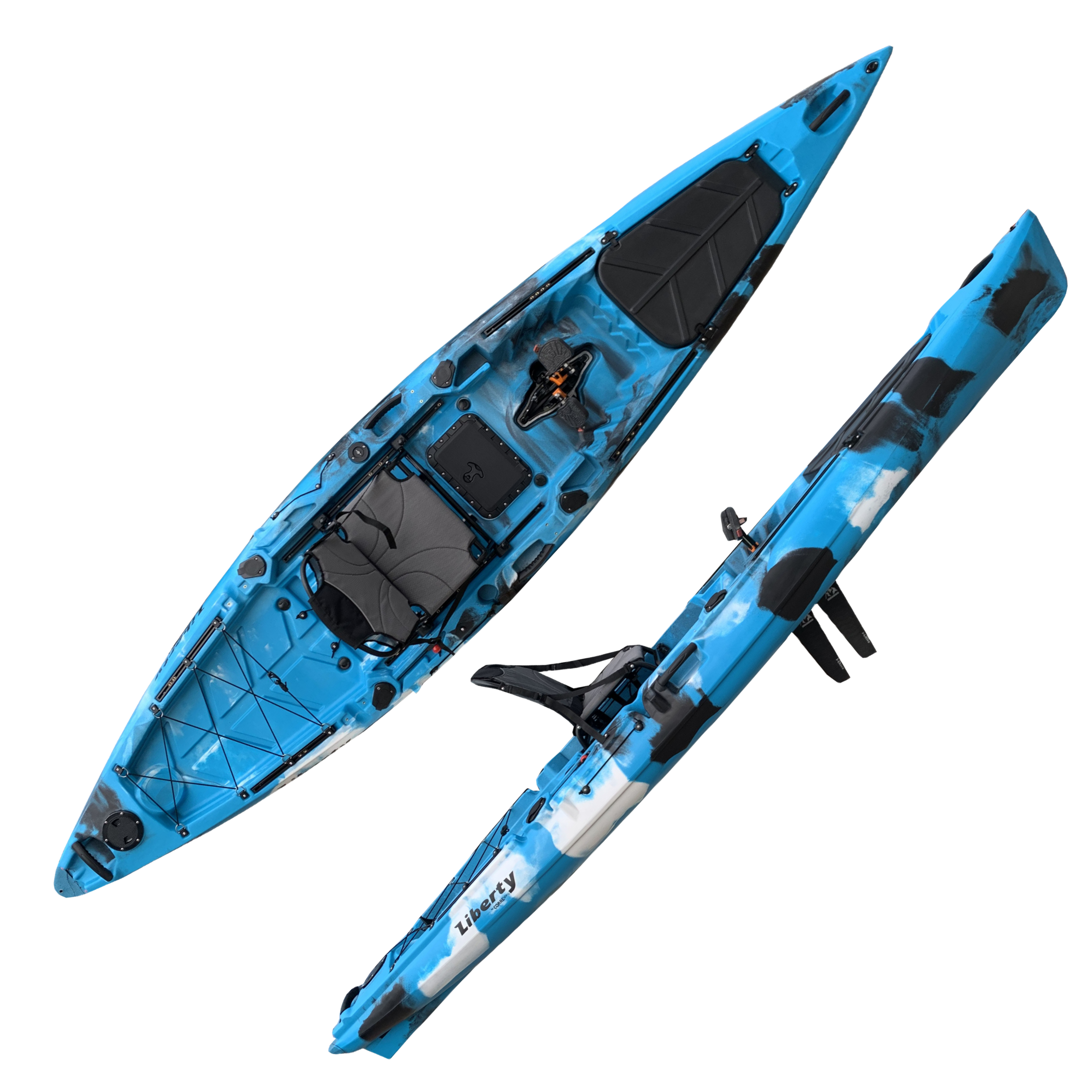 Zero Kayak New 4.15m One Perso – обзор и цена Fishing Kayak Pedal Drive
