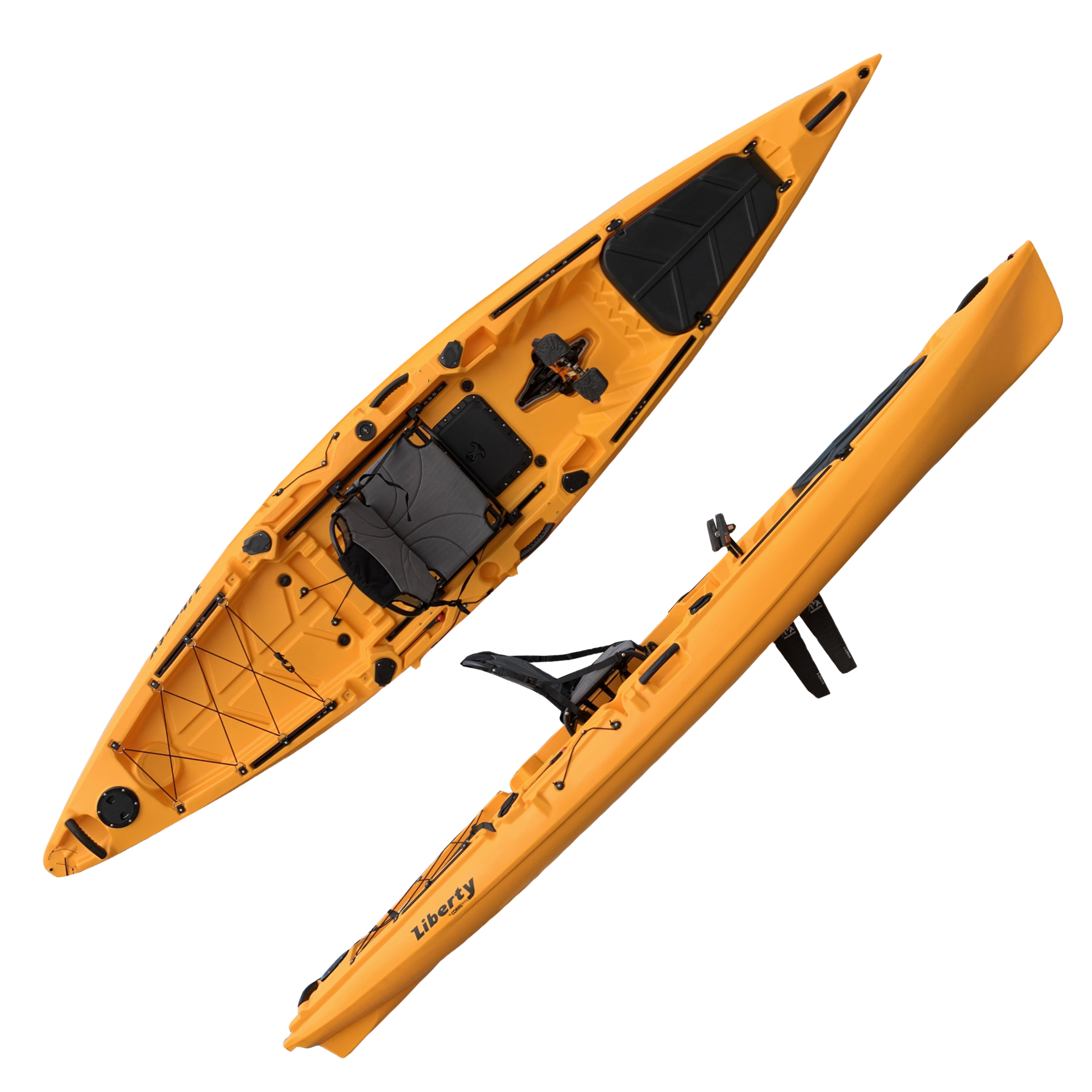 Zero Kayak New 4.15m One Perso – обзор и цена Fishing Kayak Pedal Drive