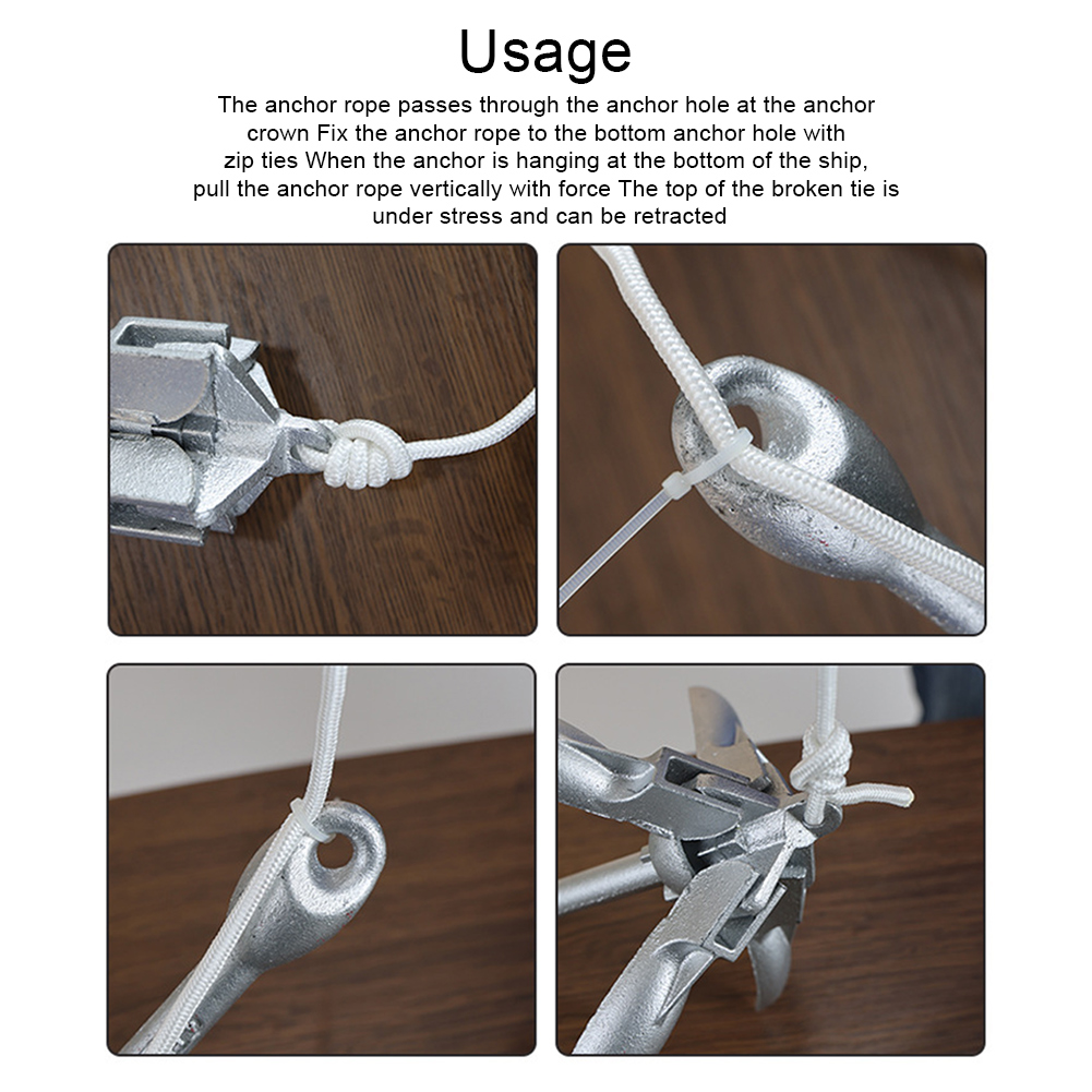 0.7KG 1.5KG Grapnel Anchor wit – обзор и цена Fishing Kayak Anchor