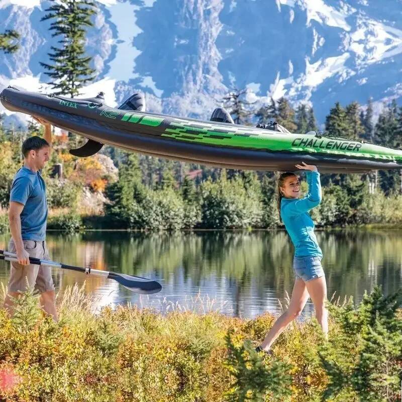 1/2 Person Kayaker Inflatable  – обзор и цена Fishing Kayak Inflatable