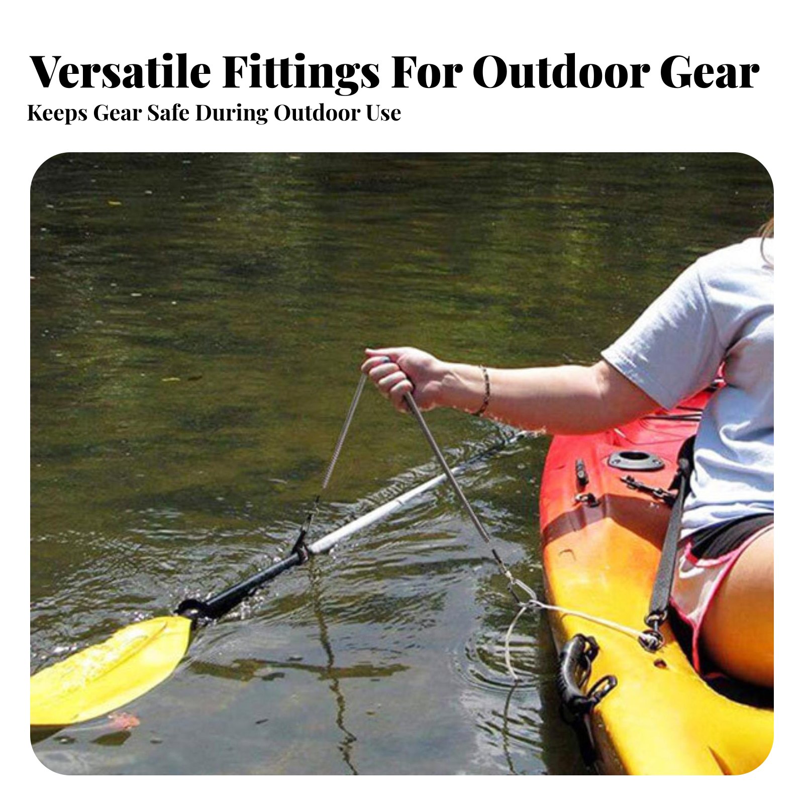 Retractable Rod Leash Adjustab – обзор и цена Fishing Kayak Paddle Leash