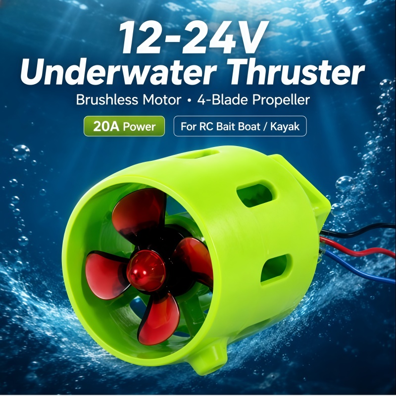 12-24V 20A Brushless Underwate – обзор и цена Fishing Kayak Trolling Motor