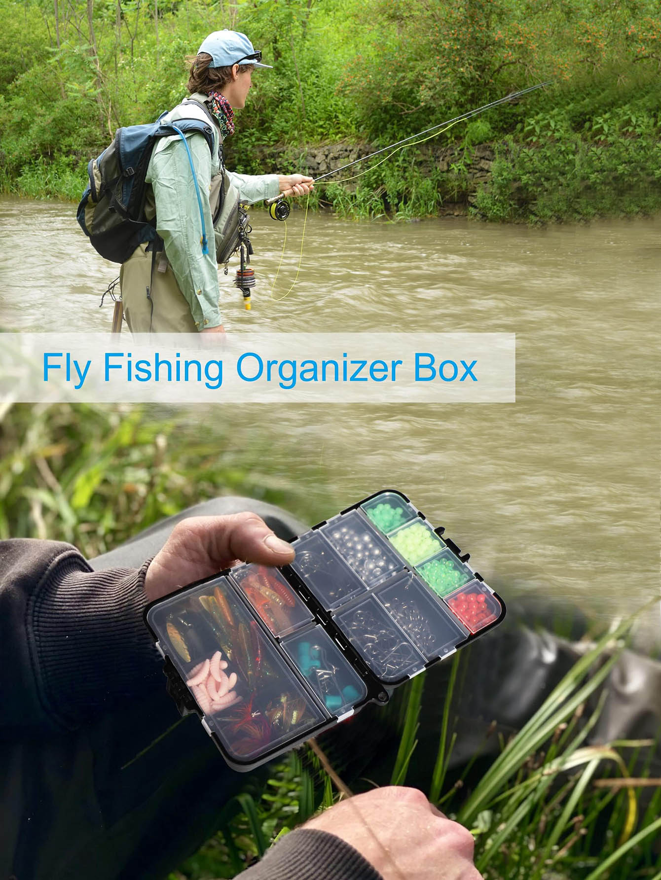 Small Tackle Box Organizer Min – обзор и цена Fishing Kayak Crate