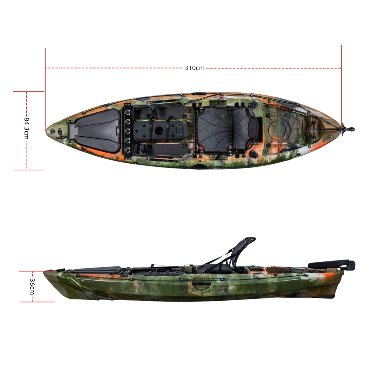 LSF First-class Single Fishing – обзор и цена Fishing Kayak Rod Holder