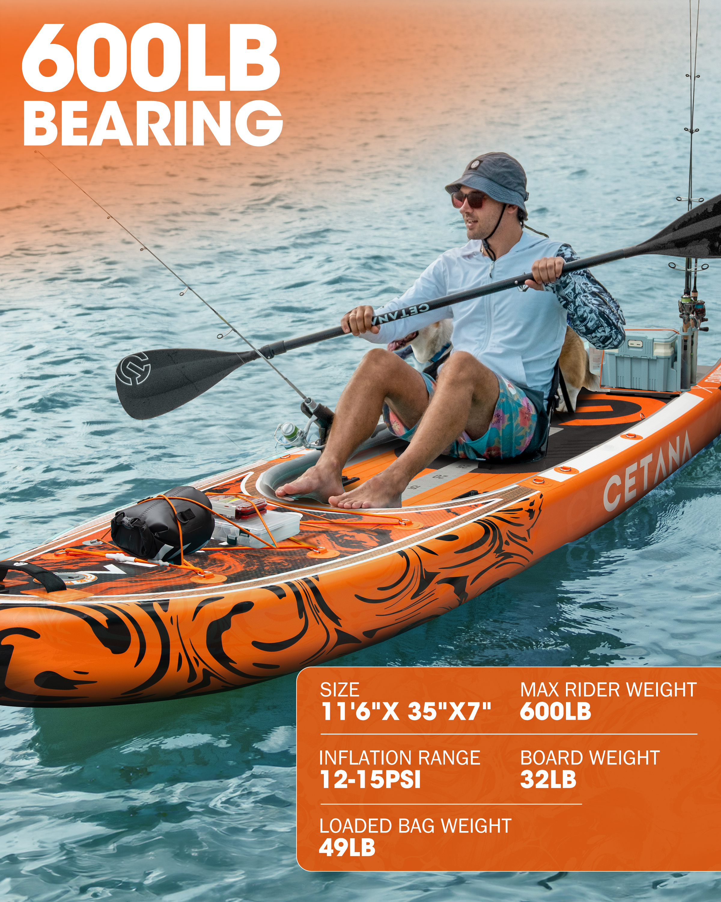 China Factory Inflatable Boat  – обзор и цена Fishing Kayak Rod Holder
